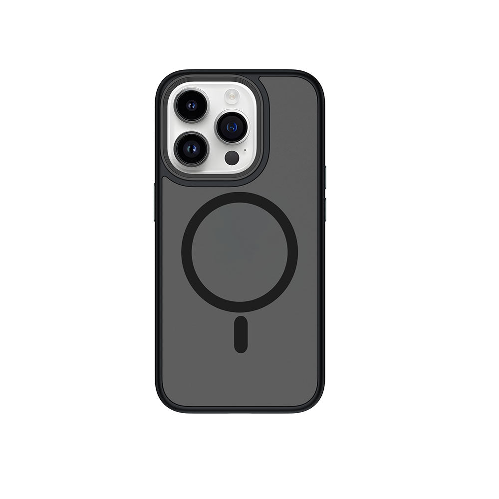 Apple iPhone 15 Pro Max Kılıf Wiwu FGG-011 M-safe Şarj Özellikli Kamera Korumalı Kapak Mor