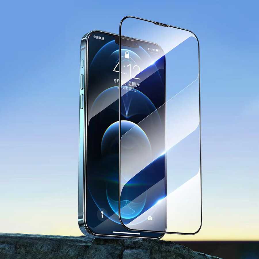 Apple iPhone 15 Wiwu iVista Super Hardness Ekran Koruyucu Siyah