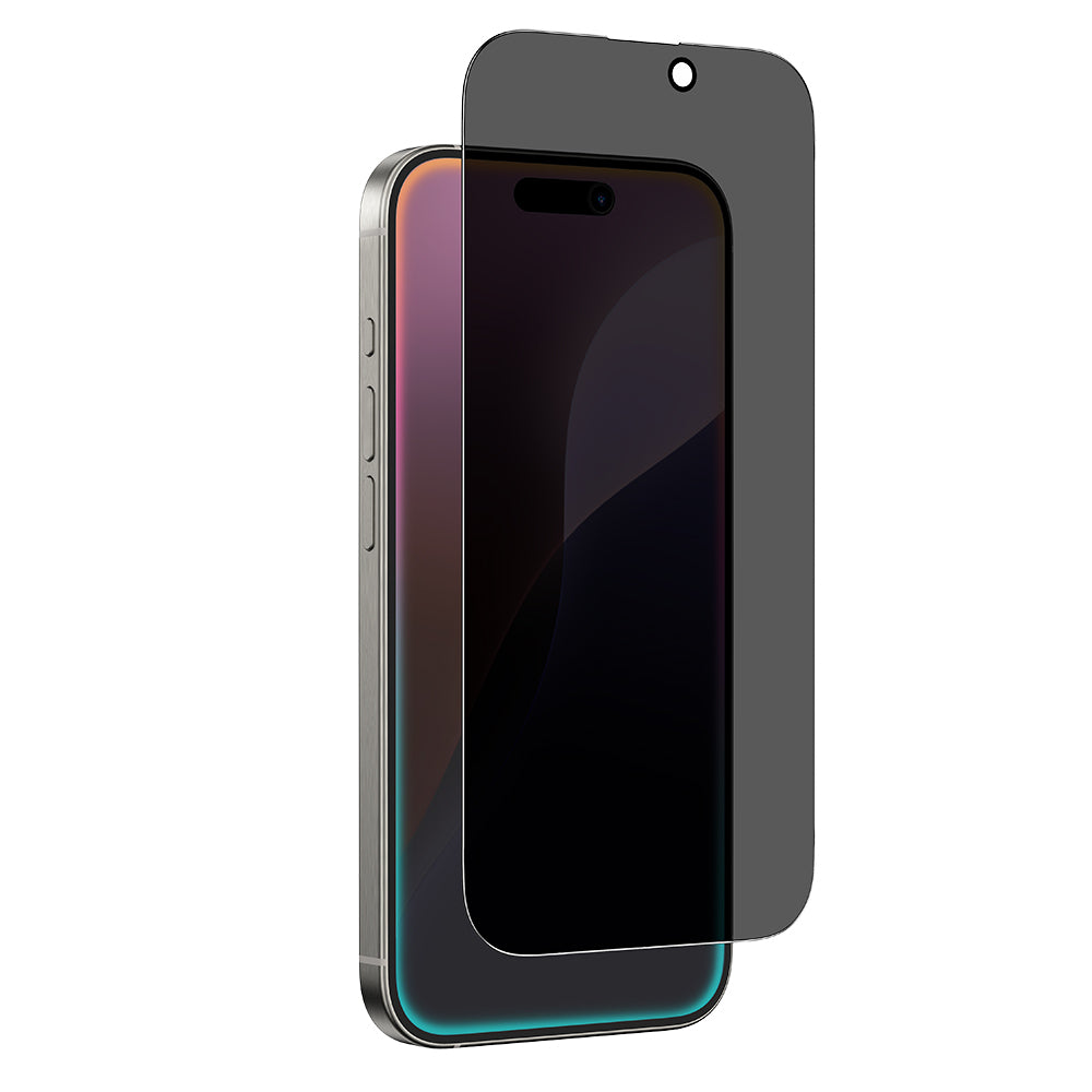 Apple iPhone 16 Amazingthing Radix Privacy Parmak İzi Bırakmayan Temperli Cam Ekran Koruyucu