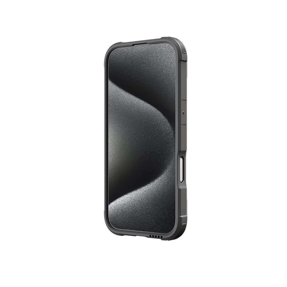 Apple iPhone 16 Kılıf M-safe Şarj Özellikli Airbagli Raptic Shield Serisi Şeffaf Arka Yüzey Kapak Kırmızı