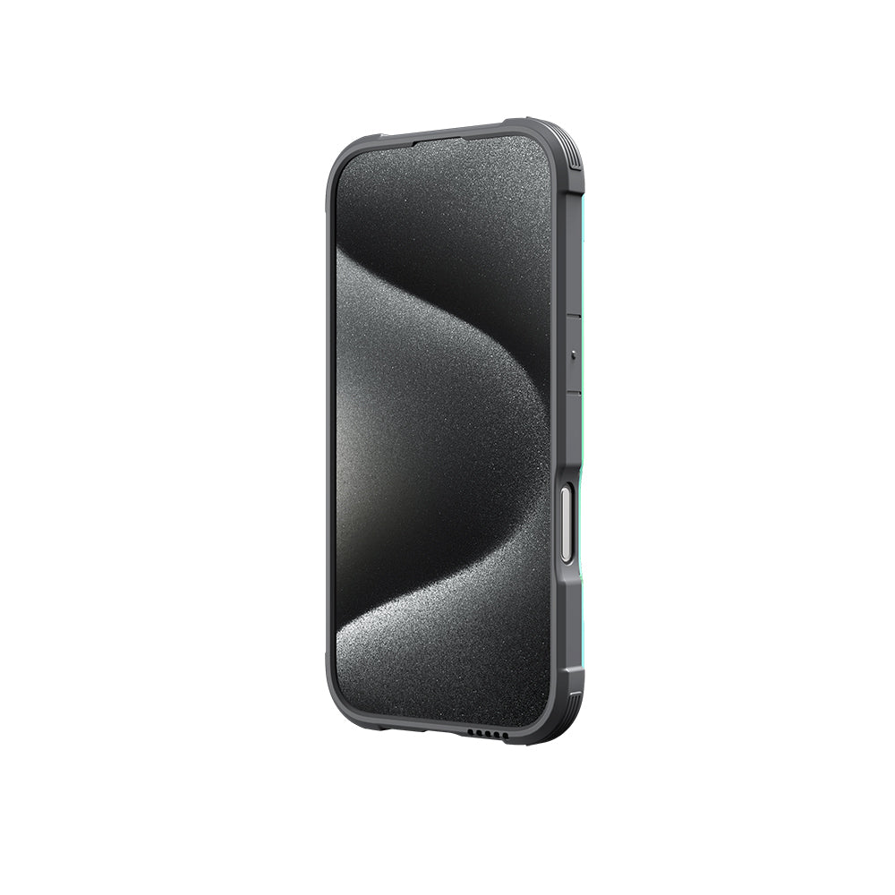 Apple iPhone 16 Kılıf M-safe Şarj Özellikli Airbagli Raptic Shield Serisi Şeffaf Arka Yüzey Kapak Colorful