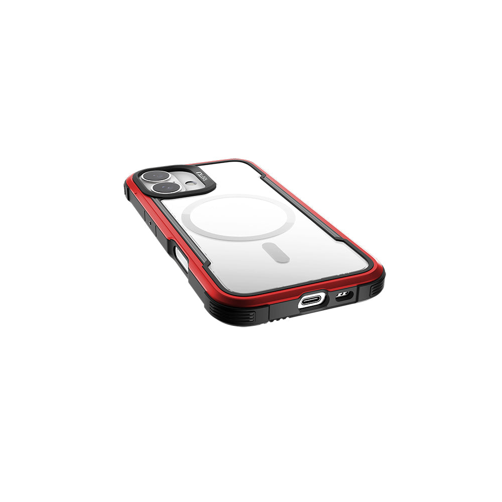 Apple iPhone 16 Kılıf M-safe Şarj Özellikli Airbagli Raptic Shield Serisi Şeffaf Arka Yüzey Kapak Colorful