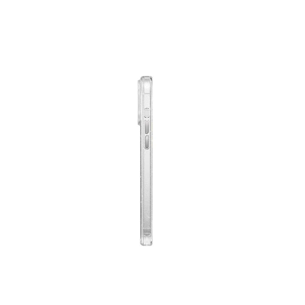 Apple iPhone 16 Kılıf M-safe Şarj Özellikli Simli Arka Yüzey Askı Aparatlı Coehl Lumino Kapak Gümüş