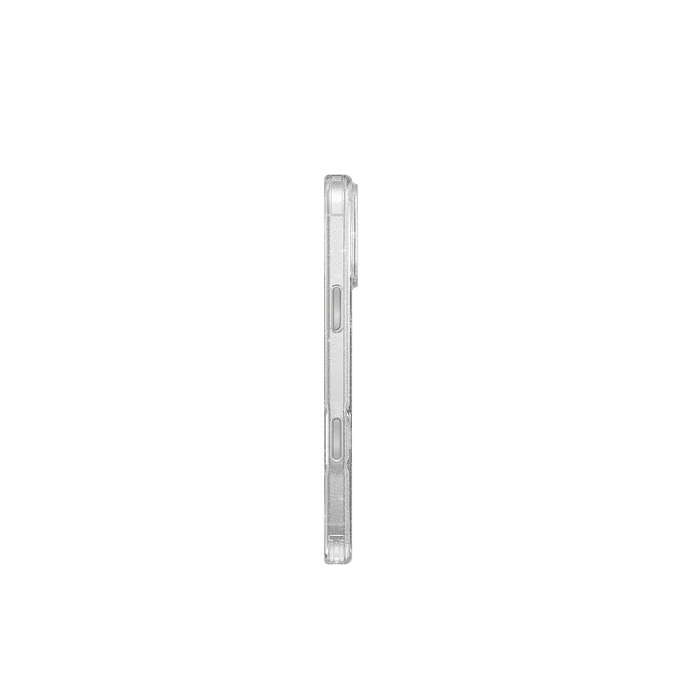 Apple iPhone 16 Kılıf M-safe Şarj Özellikli Simli Arka Yüzey Askı Aparatlı Coehl Lumino Kapak Gümüş