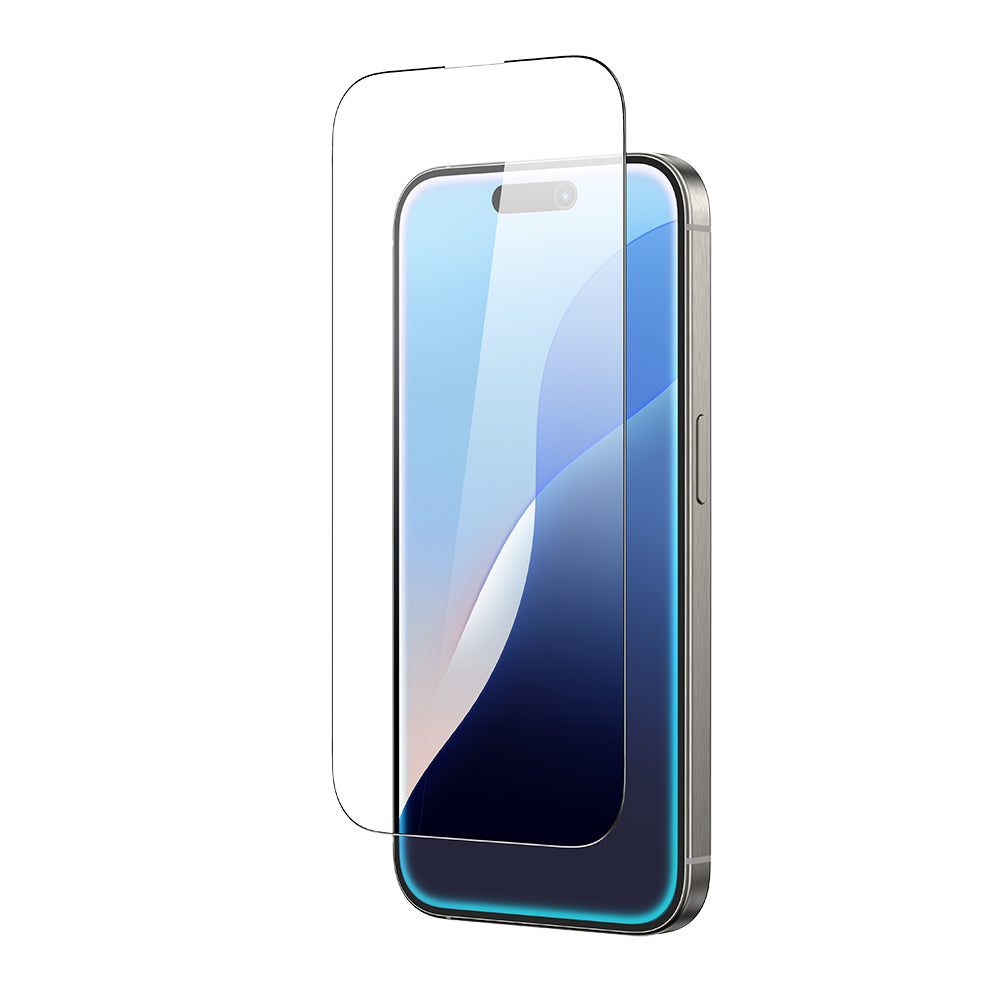 Apple iPhone 16 Plus Amazingthing Radix Parmak İzi Bırakmayan Temperli Cam Ekran Koruyucu Siyah