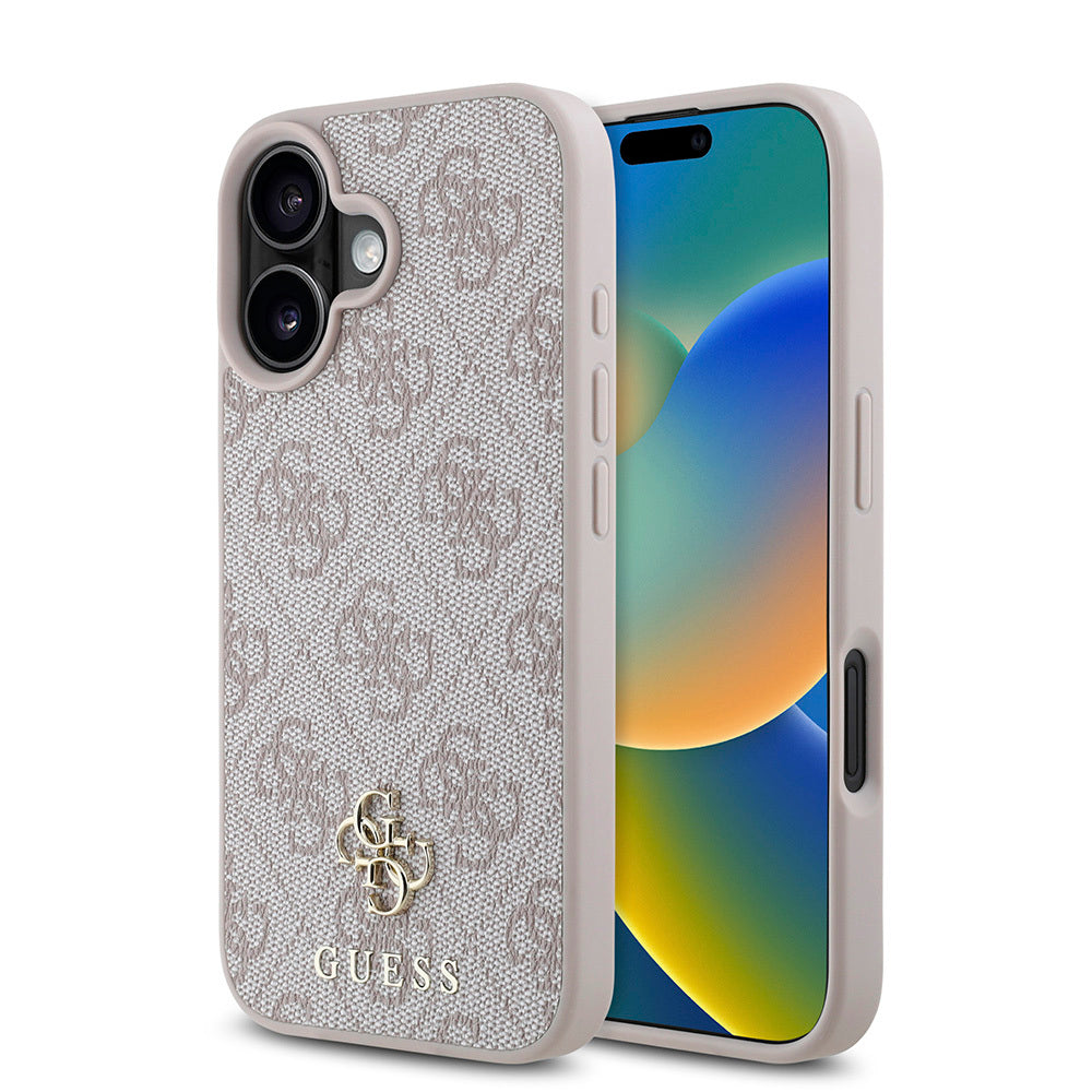 Apple iPhone 16 Plus Kılıf Guess Orjinal Lisanslı M-safe Şarj Özellikli Small 4G Classic Kapak
