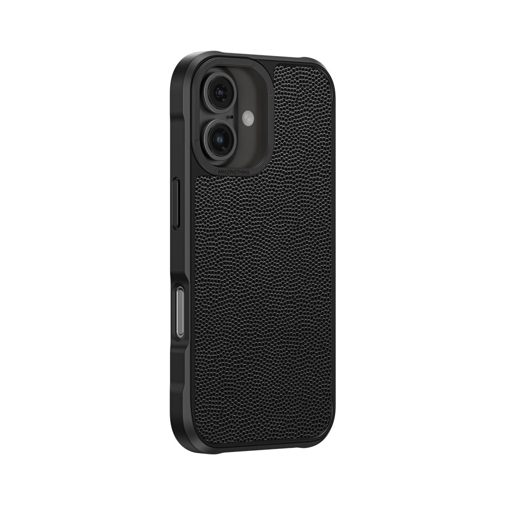 Apple iPhone 16 Plus Kılıf M-safe Şarj Özellikli Amazingthing Glamour Serisi Kapak Siyah