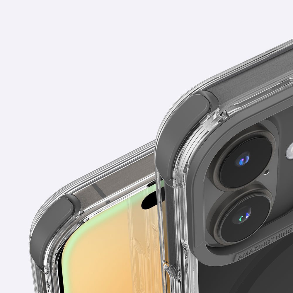 Apple iPhone 16 Plus Kılıf M-safe Şarj Özellikli Amazingthing Omni Serisi Kapak Pembe