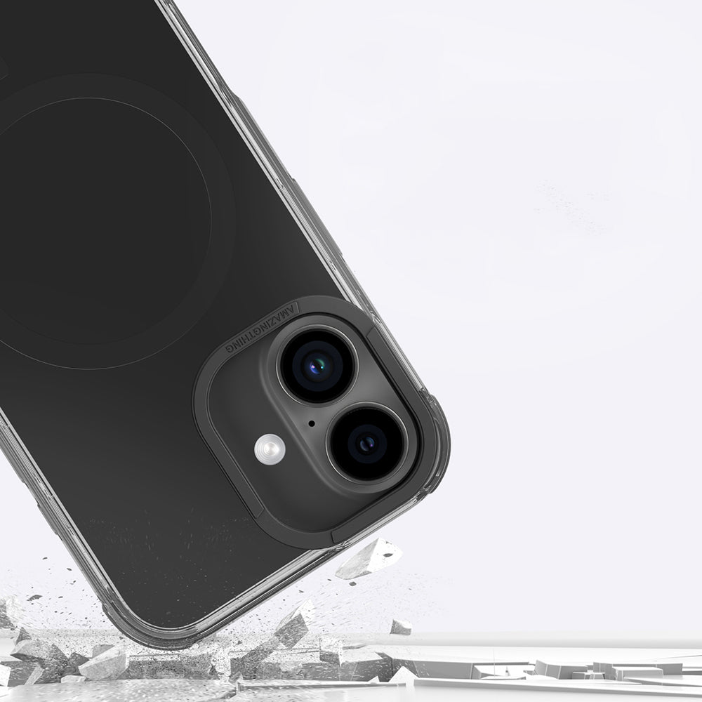 Apple iPhone 16 Plus Kılıf M-safe Şarj Özellikli Amazingthing Omni Serisi Kapak Pembe