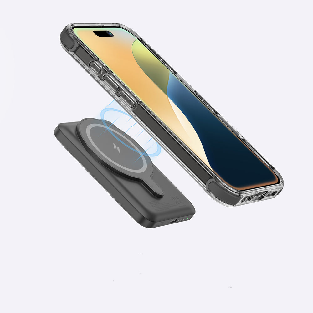Apple iPhone 16 Plus Kılıf M-safe Şarj Özellikli Amazingthing Omni Serisi Kapak Pembe