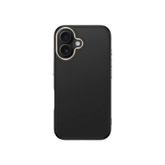 Apple iPhone 16 Plus Kılıf M-safe Şarj Özellikli Karbon Fiber Görünümlü Zore Antina Kapak
