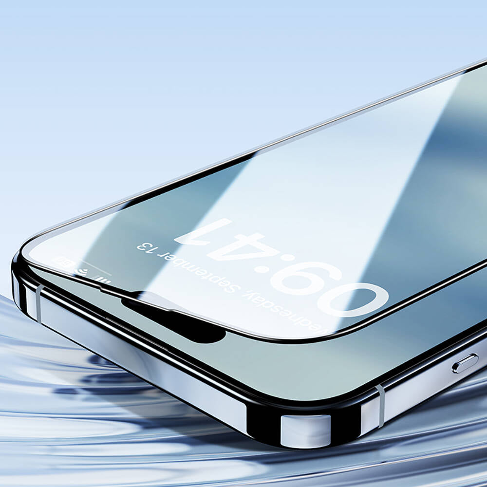 Apple iPhone 16 Pro Hidrofobik Ve Oleofobik Özellikli Benks Air Shield Ekran Koruyucu 10′lu Paket Şeffaf