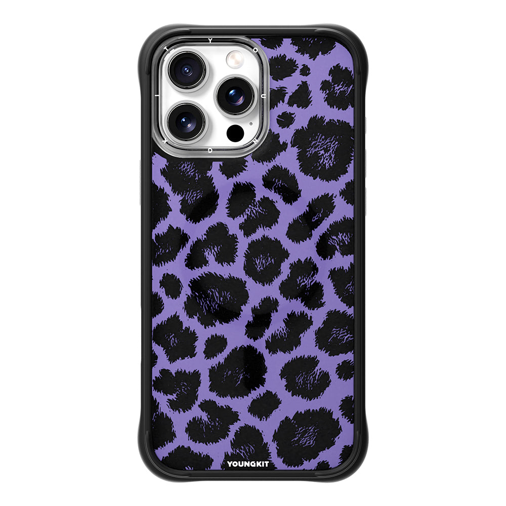 Apple iPhone 16 Pro Kılıf M-safe Şarj Özellikli Youngkit Leopard Serisi Kapak
