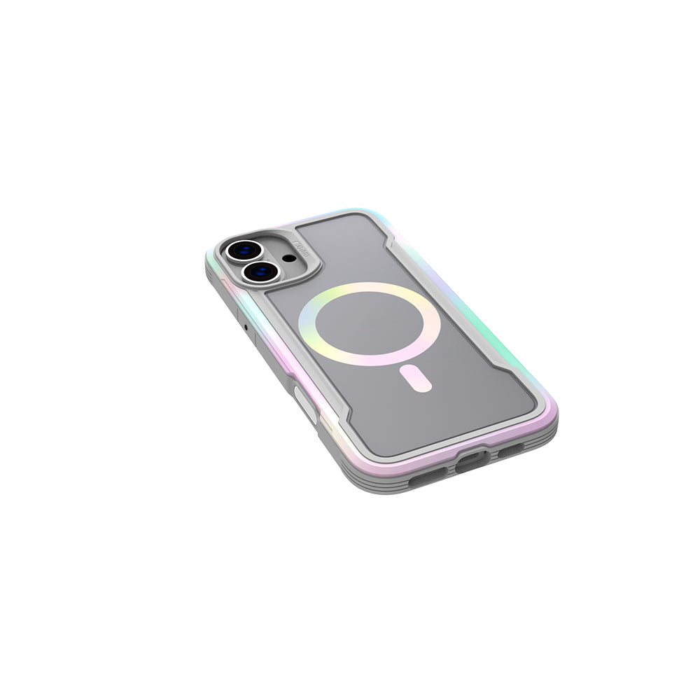 Apple iPhone 16 Pro Kılıf M-safe Şarj Özellikli Airbagli Raptic Shield 2.0 Serisi Şeffaf Arka Yüzey Kapak Turkuaz
