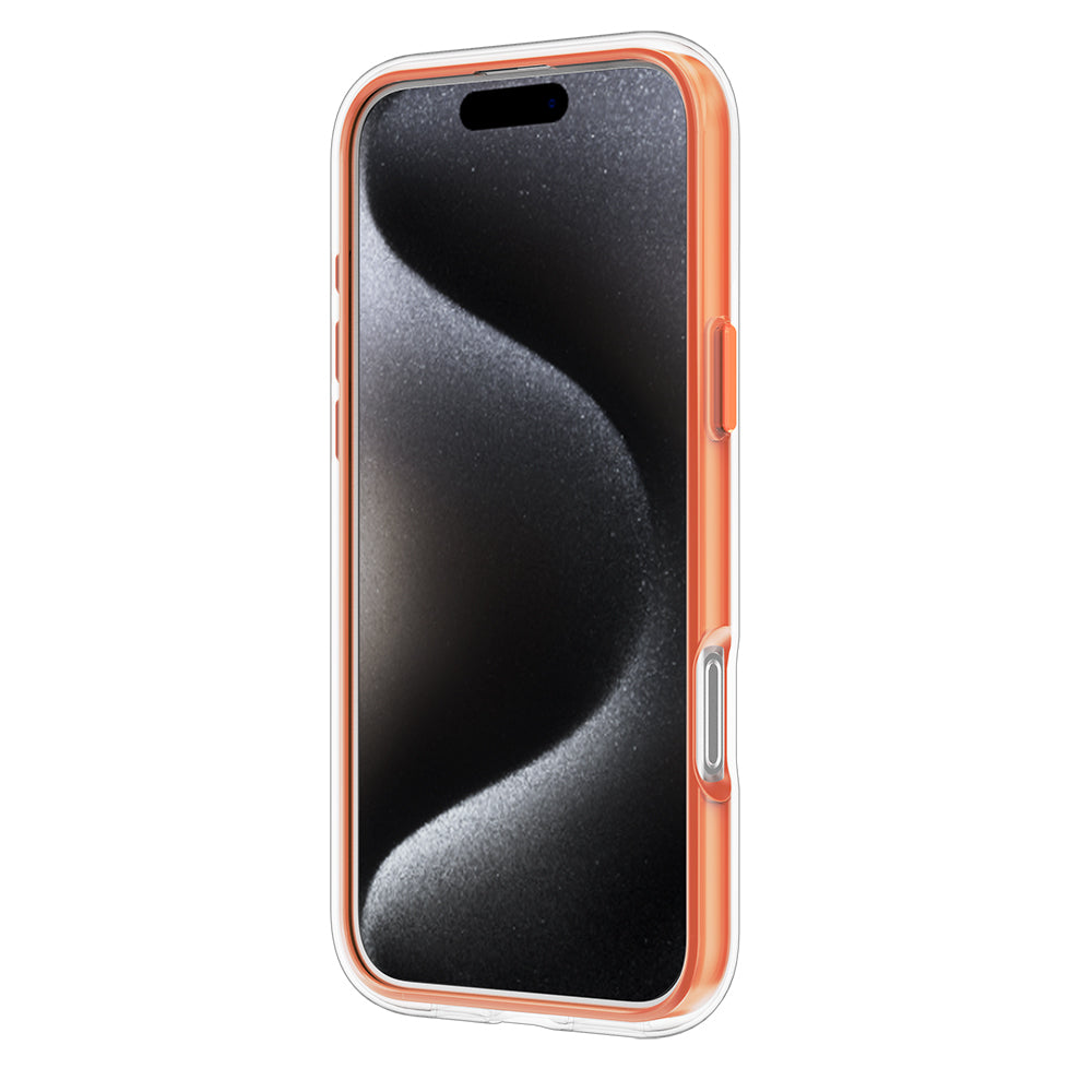 Apple iPhone 16 Pro Kılıf M-safe Şarj Özellikli Raptic AirJoy Serisi 360 Derece Dönebilen Standlı Kapak Siyah-Gri