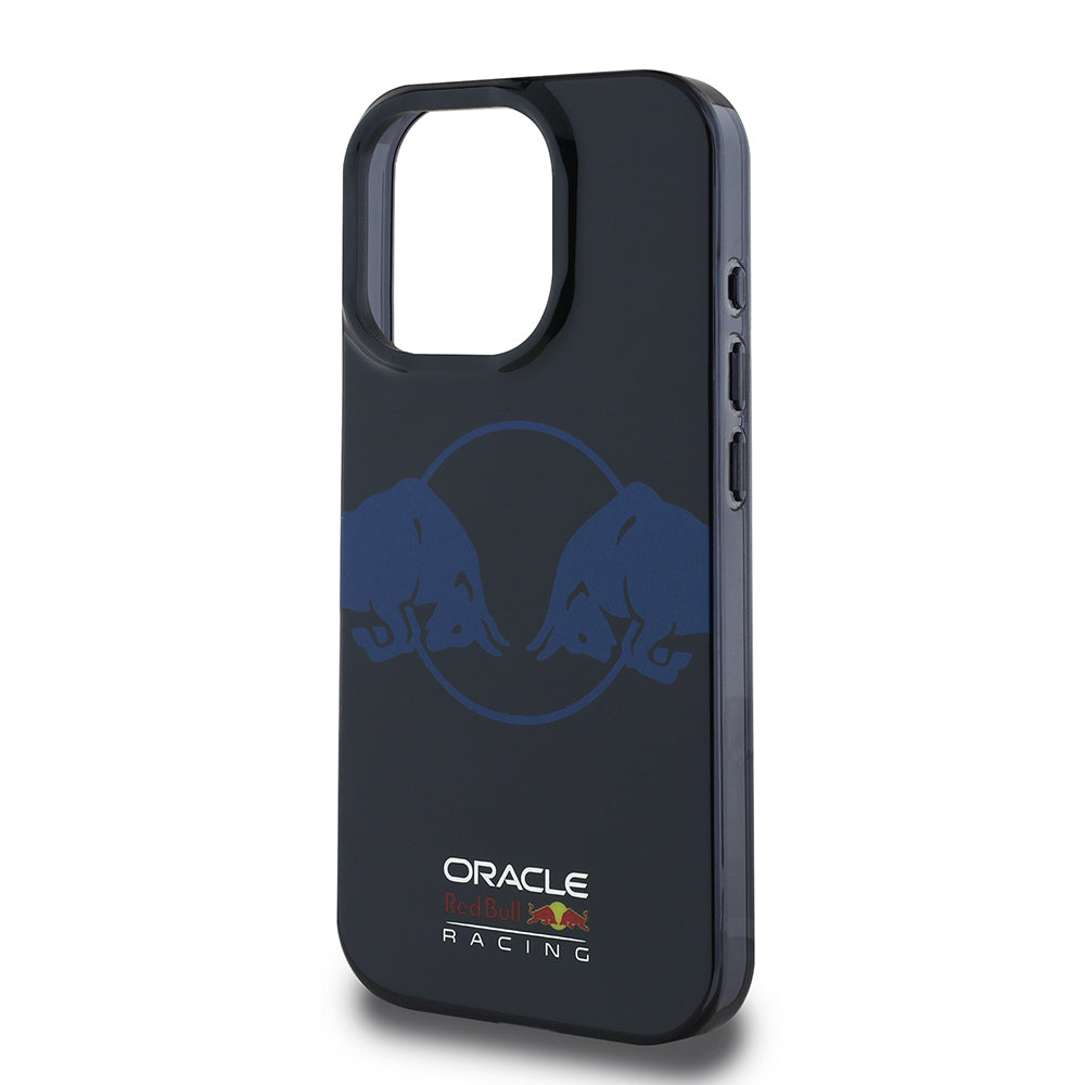 Apple iPhone 16 Pro Kılıf Redbull Orjinal Lisanslı M-safe Şarj Özellikli IML Çift Boğa Baskılı Sert PC Kapak Lacivert