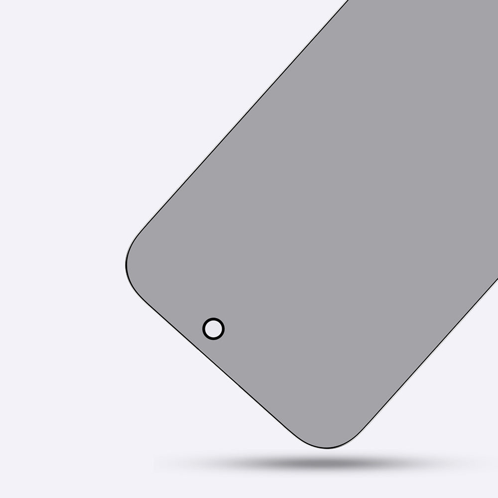 Apple iPhone 16 Pro Max Amazingthing Radix Privacy Parmak İzi Bırakmayan Temperli Cam Ekran Koruyucu Siyah