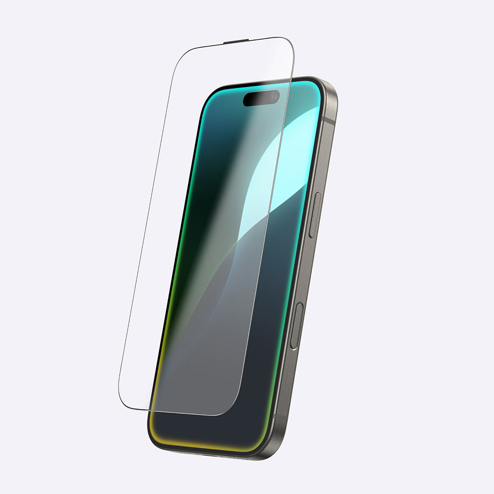 Apple iPhone 16 Pro Max Amazingthing Titan Mat Parmak İzi Bırakmayan Temperli Cam Ekran Koruyucu Siyah
