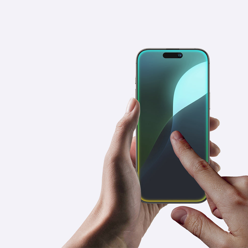Apple iPhone 16 Pro Max Amazingthing Titan Mat Parmak İzi Bırakmayan Temperli Cam Ekran Koruyucu Siyah
