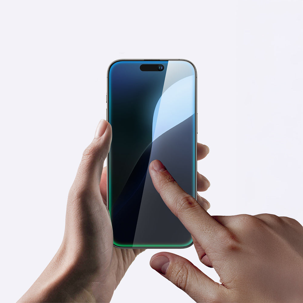 Apple iPhone 16 Pro Max Amazingthing Titan Parmak İzi Bırakmayan Temperli Cam Ekran Koruyucu Siyah