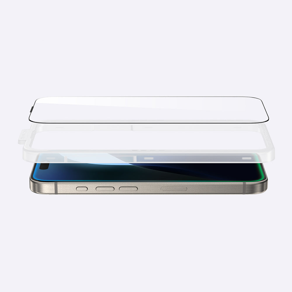 Apple iPhone 16 Pro Max Amazingthing Titan Parmak İzi Bırakmayan Temperli Cam Ekran Koruyucu Siyah