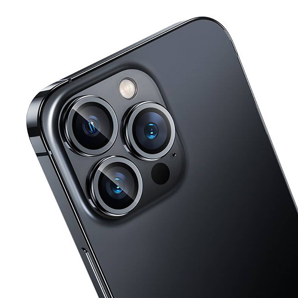 Apple iPhone 16 Pro Max Benks DR Safir Kamera Lens Koruyucu Gümüş