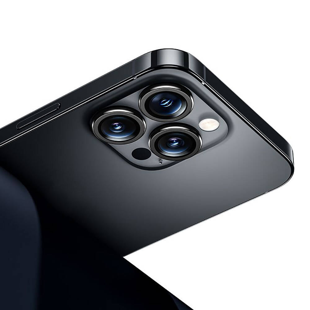 Apple iPhone 16 Pro Max Benks DR Safir Kamera Lens Koruyucu Gümüş