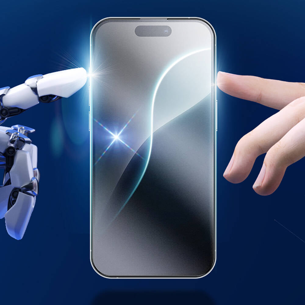 Apple iPhone 16 Pro Max Benks JoyTouch Mat Oyun Ekran Koruyucu + Kolay Uygulama Aparatı Siyah