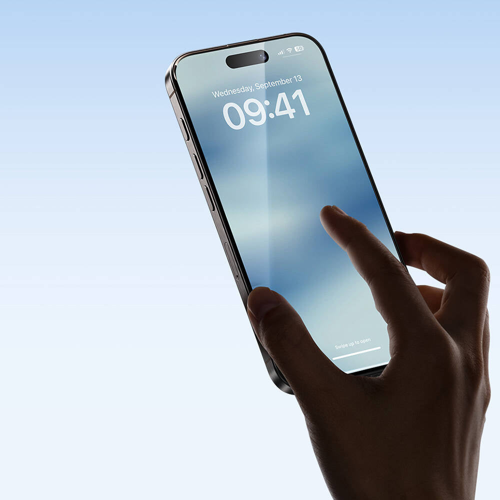 Apple iPhone 16 Pro Max Benks Ultra Shield 0.3mm Ekran Koruyucu + Kolay Uygulama Aparatlı Siyah