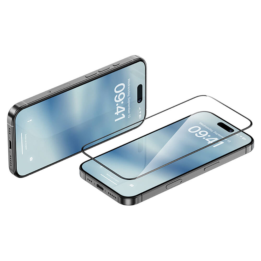 Apple iPhone 16 Pro Max Benks Ultra Shield 0.3mm Ekran Koruyucu + Kolay Uygulama Aparatlı Siyah