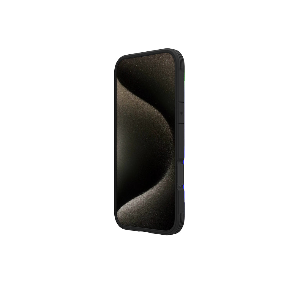 Apple iPhone 16 Pro Max Kılıf M-safe Şarj Özellikli Airbagli Raptic Shield 2.0 Serisi Şeffaf Arka Yüzey Kapak Turkuaz