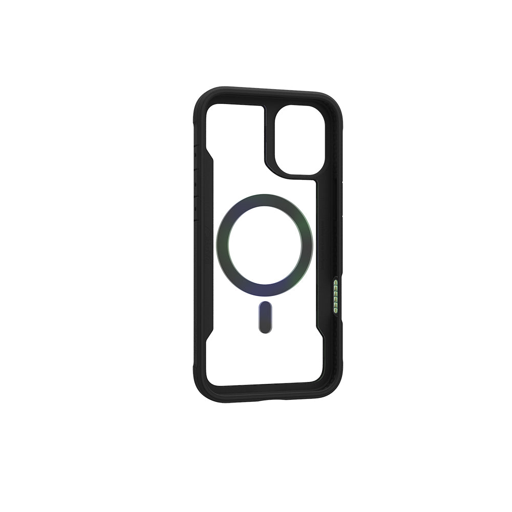Apple iPhone 16 Pro Max Kılıf M-safe Şarj Özellikli Airbagli Raptic Shield 2.0 Serisi Şeffaf Arka Yüzey Kapak Turkuaz