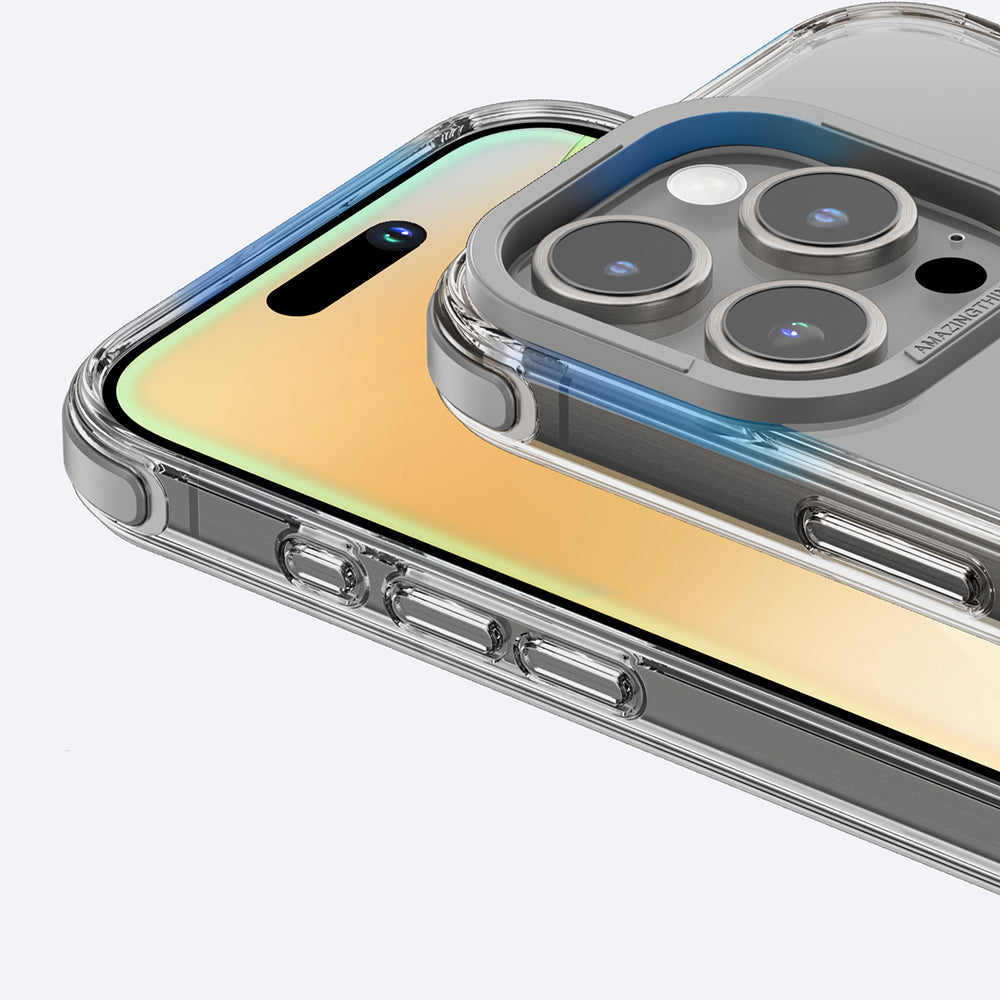 Apple iPhone 16 Pro Max Kılıf M-safe Şarj Özellikli Amazingthing Omni Serisi Kapak Gri