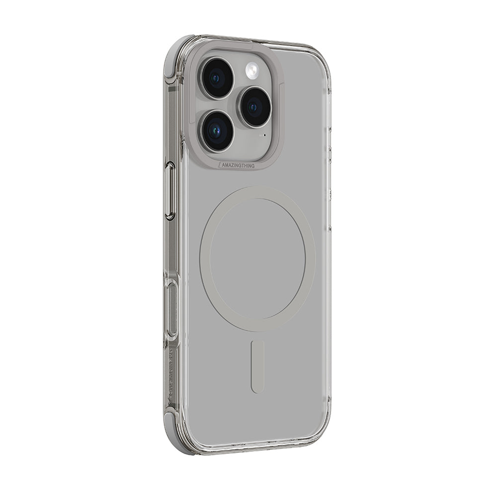 Apple iPhone 16 Pro Max Kılıf M-safe Şarj Özellikli Amazingthing Omni Serisi Kapak Rose Gold