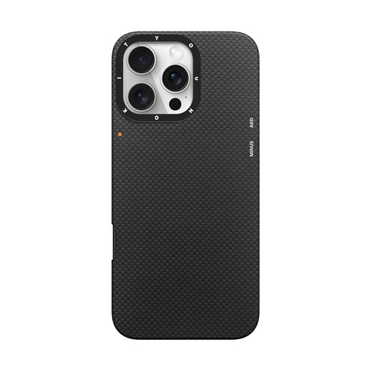 Apple iPhone 16 Pro Max Kılıf M-safe Şarj Özellikli Aramid Fiber Youngkit 1500D Kevlar Extreme Wing Serisi Kapak
