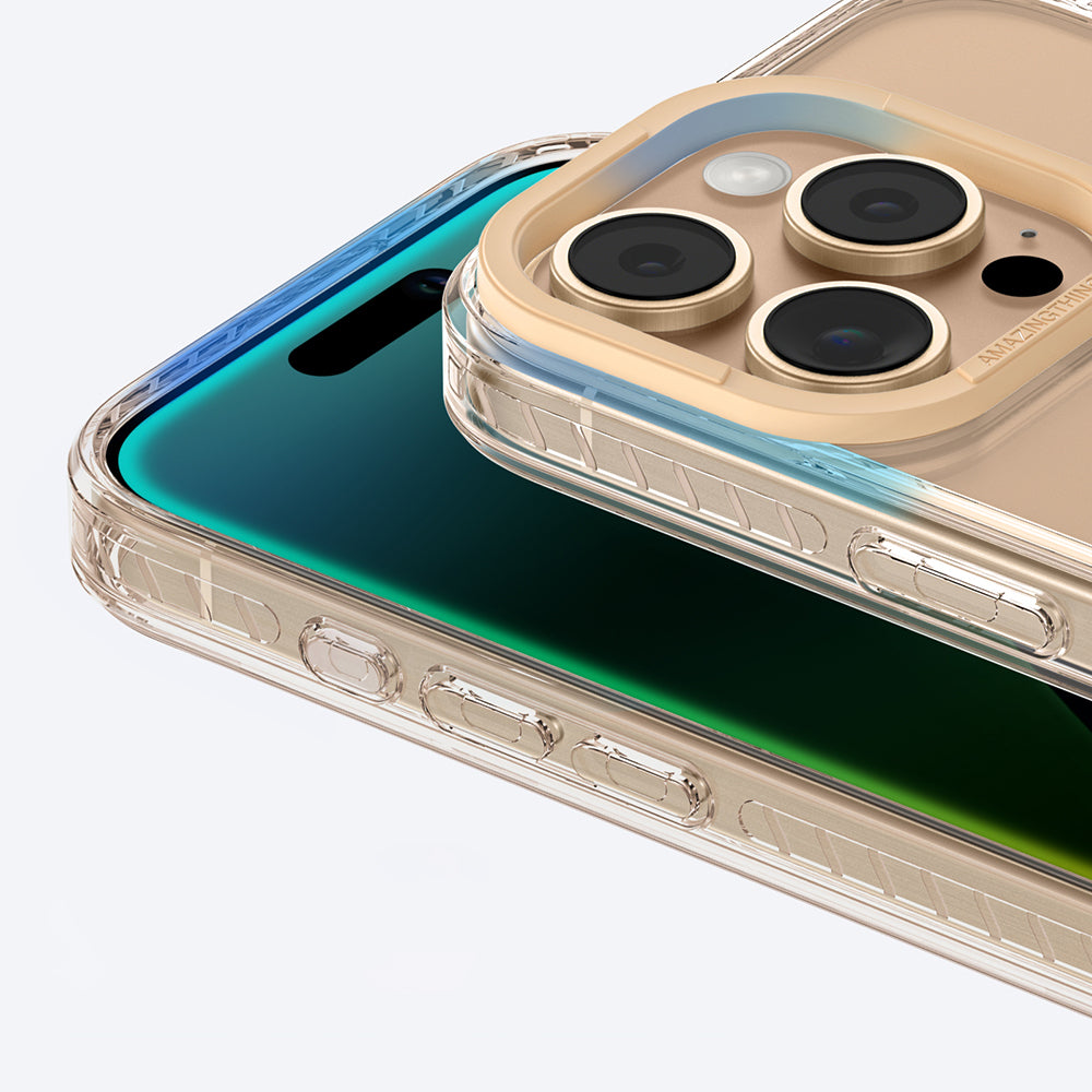 Apple iPhone 16 Pro Max Kılıf M-safe Şarj Özellikli Standlı Amazingthing Titan Pro Plus Kapak Siyah