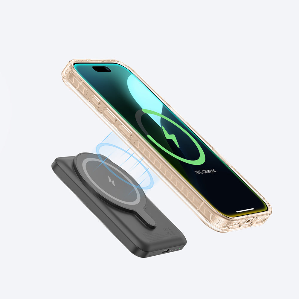 Apple iPhone 16 Pro Max Kılıf M-safe Şarj Özellikli Standlı Amazingthing Titan Pro Plus Kapak Rose Gold