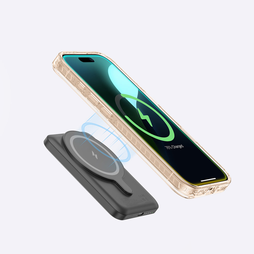 Apple iPhone 16 Pro Max Kılıf M-safe Şarj Özellikli Yüzük Standlı Amazingthing Titan Pro Serisi Kapak Rose Gold