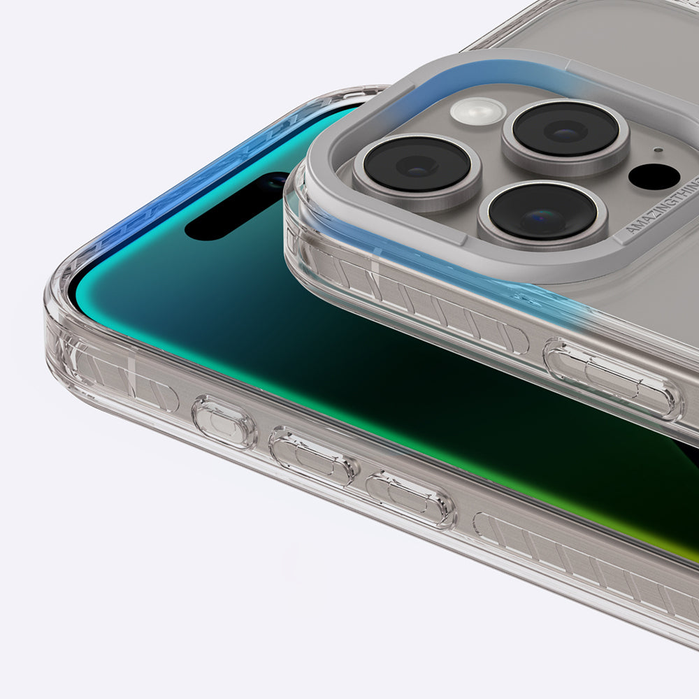 Apple iPhone 16 Pro Max Kılıf M-safe Şarj Özellikli Yüzük Standlı Amazingthing Titan Pro Serisi Kapak Rose Gold
