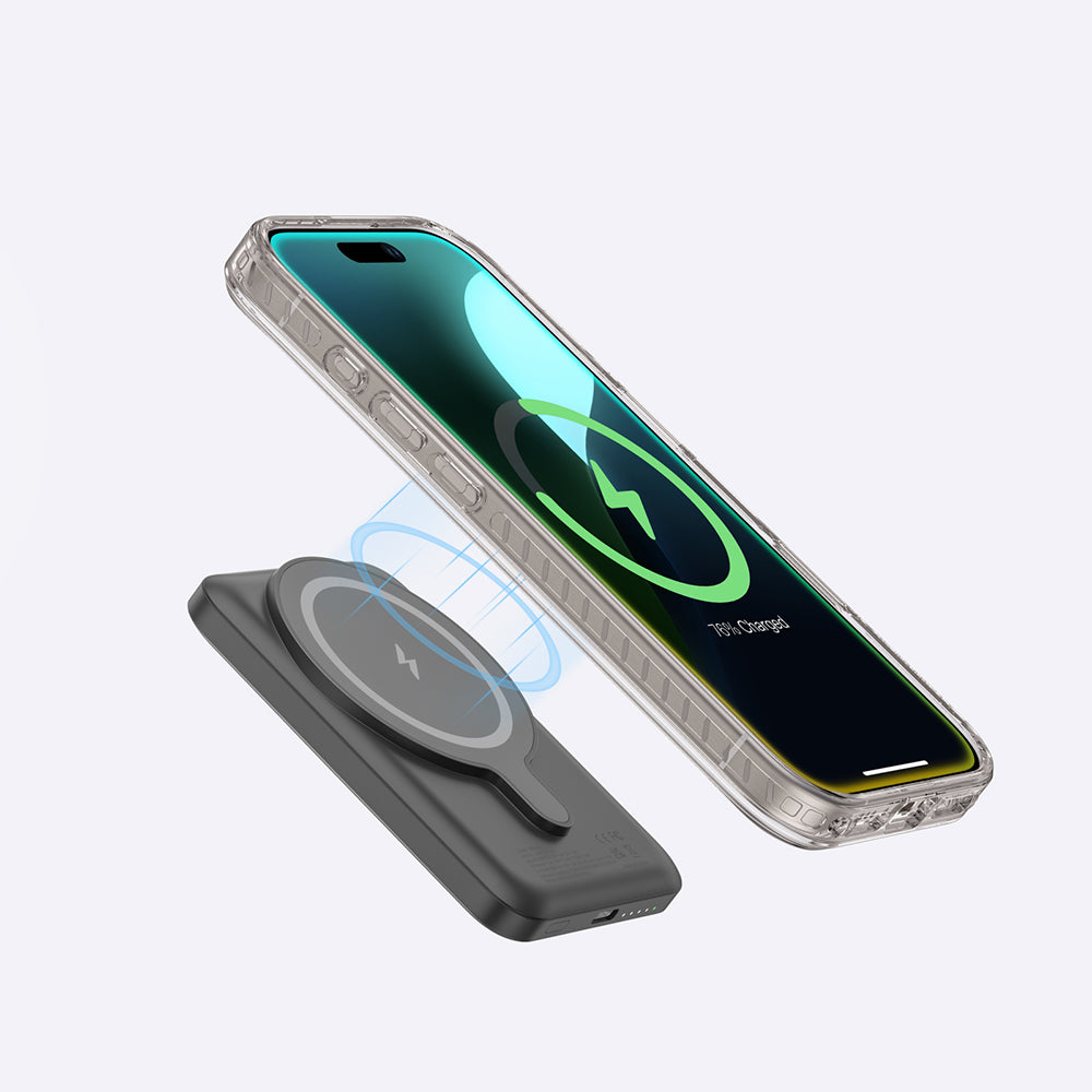 Apple iPhone 16 Pro Max Kılıf M-safe Şarj Özellikli Yüzük Standlı Amazingthing Titan Pro Serisi Kapak Rose Gold