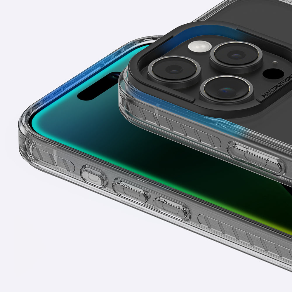 Apple iPhone 16 Pro Max Kılıf M-safe Şarj Özellikli Yüzük Standlı Amazingthing Titan Pro Serisi Kapak Rose Gold