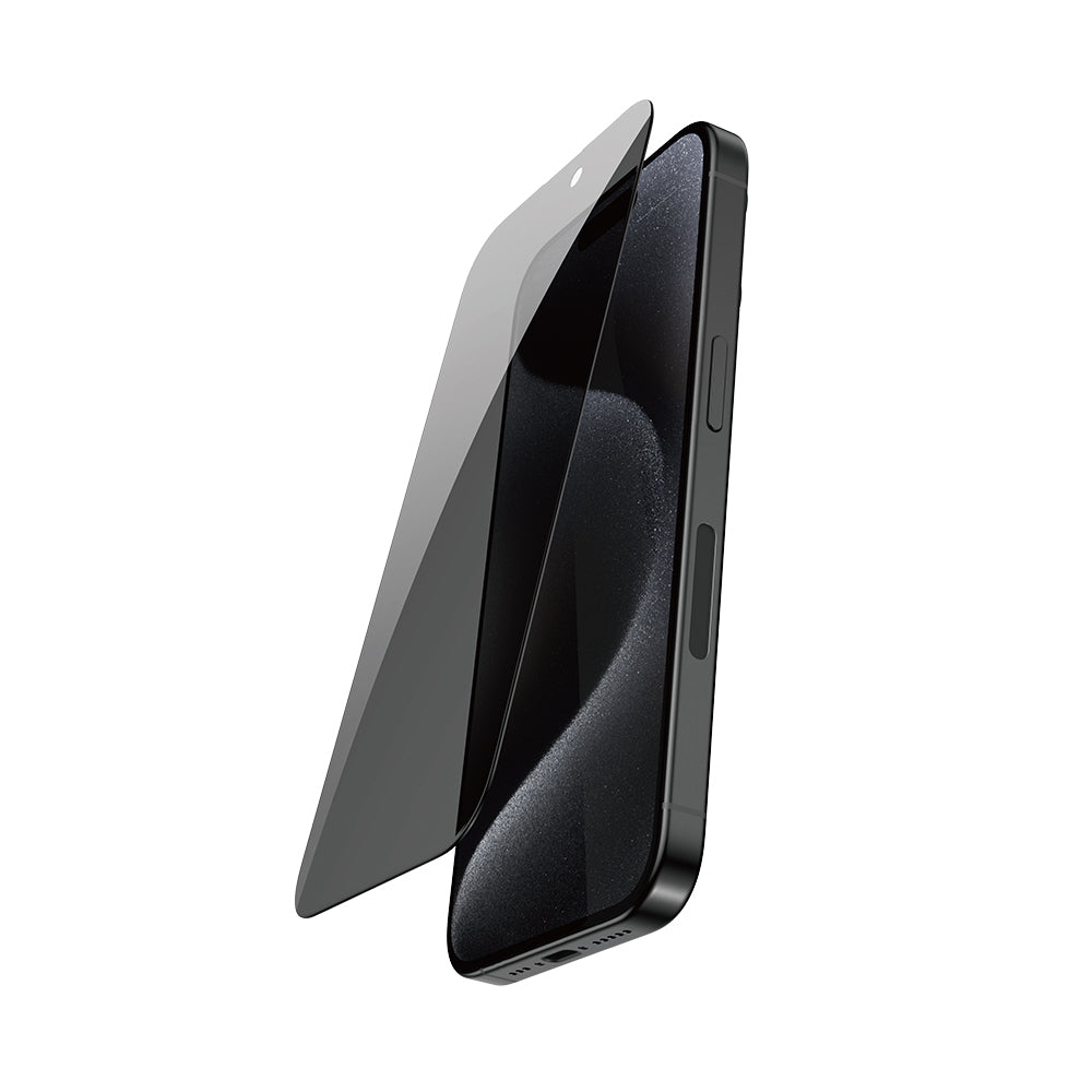 Apple iPhone 16 Pro Max Raptic Hayalet Privacy Temperli Cam Ekran Koruyucu Şeffaf