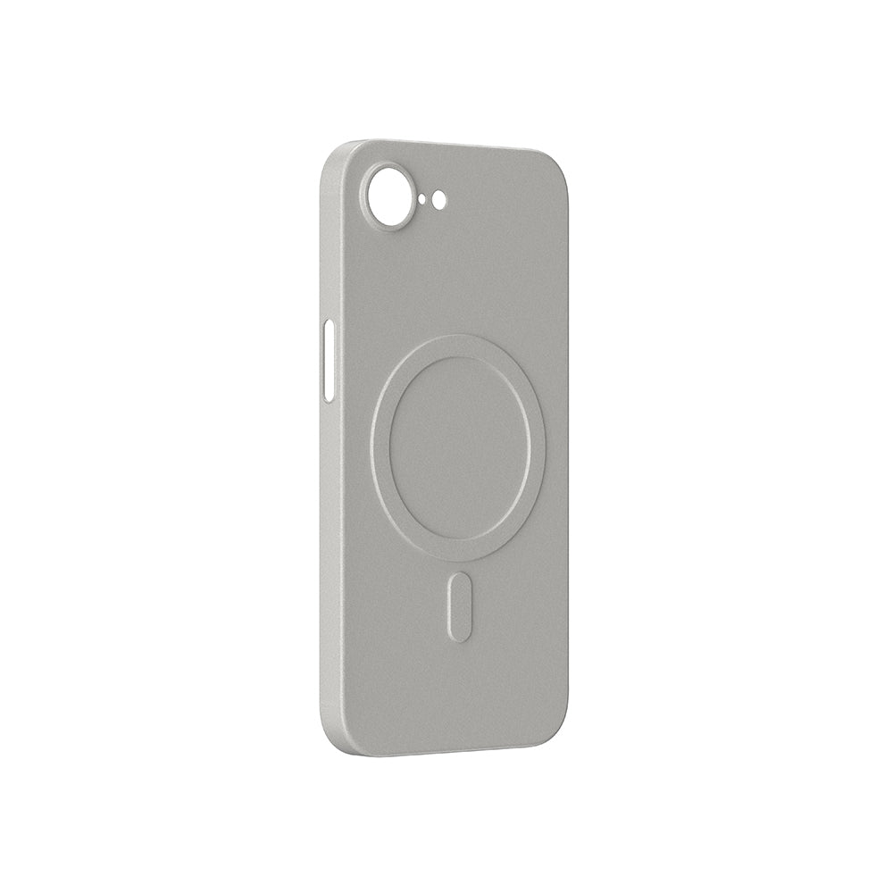 Apple iPhone 16E Kılıf M-safe Şarj Özellikli Amazingthing Minimal Air Serisi Kapak Titanyum-Gri