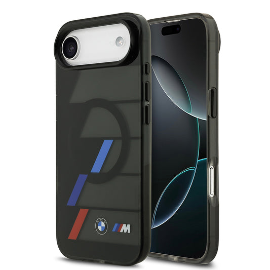 Apple iPhone 17 Air Kılıf BMW Orjinal Lisanslı M-safe Şarj Özellikli IML Baskılı Üç Renkli M Dizayn Kapak
