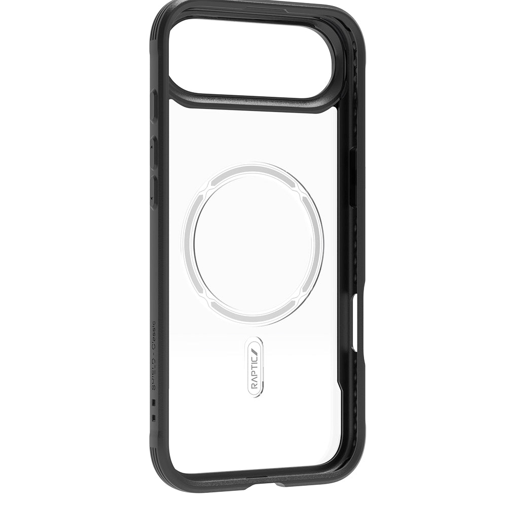Apple iPhone 17 Air Kılıf M-safe Şarj Özellikli Airbagli Raptic Shield Serisi Şeffaf Arka Yüzey Kapak Colorful