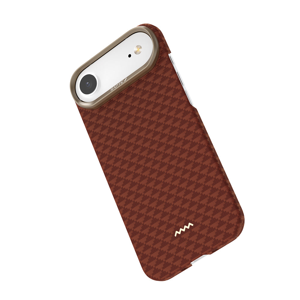 Apple iPhone 17 Air Kılıf M-safe Şarj Özellikli Raptic Aramid Skin Origin Serisi Kapak Lacivert