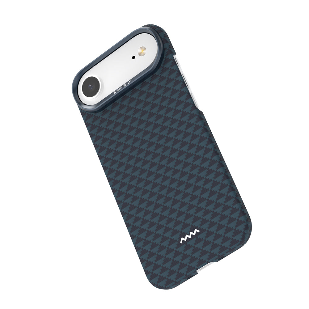 Apple iPhone 17 Air Kılıf M-safe Şarj Özellikli Raptic Aramid Skin Origin Serisi Kapak Kahverengi