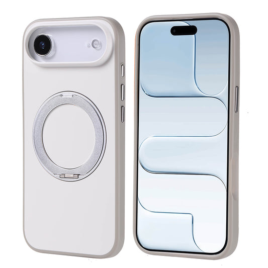 Apple iPhone 17 Air Kılıf M-Safe Şarj Özellikli Standlı Zore Proton Silikon Kapak Lacivert