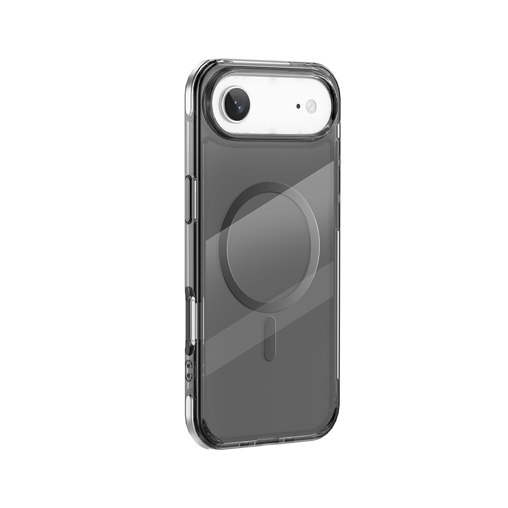 Apple iPhone 17 Air Kılıf M-safe Şarj Özellikli Wiwu MCC-702 Titanyum Pro Serisi Sert PC Kapak Şeffaf