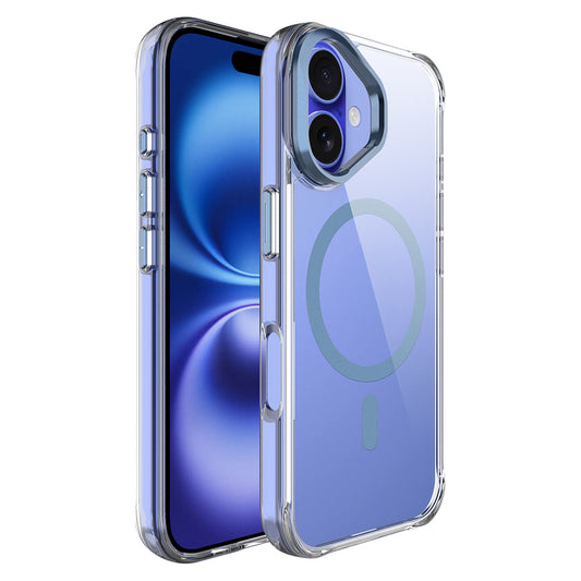 Apple iPhone 17 Kılıf M-safe Şarj Özellikli Airbagli Kamera Standlı Zore Azor Kapak